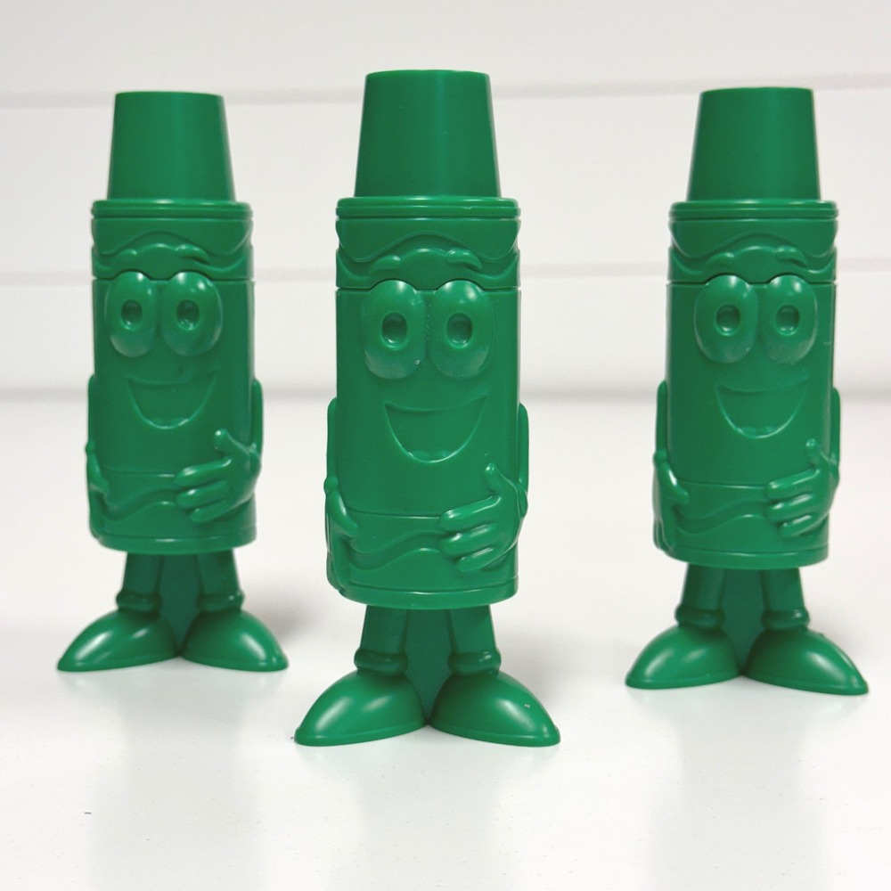 3 Green Crayola Crayon Sharpeners